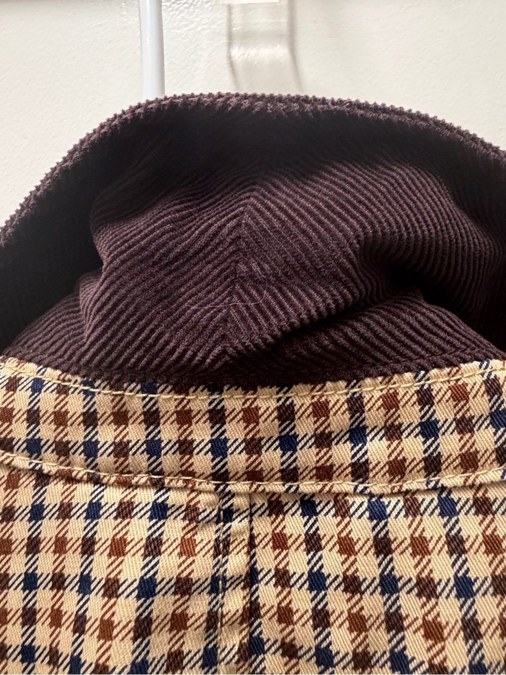 J. Crew Factory Navy/Cream/Brown Cotton Field Jacket Size XS - Picture 7 of 10